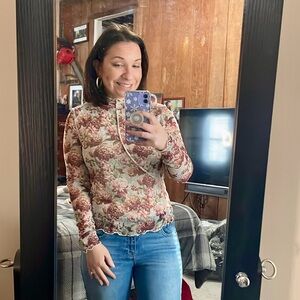 Promesa floral long sleeve blouse